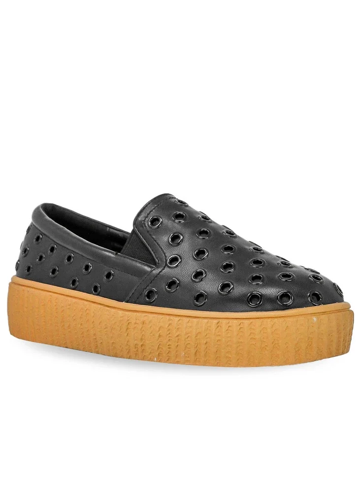 PLATFORM SLIP ON SNEAKERS